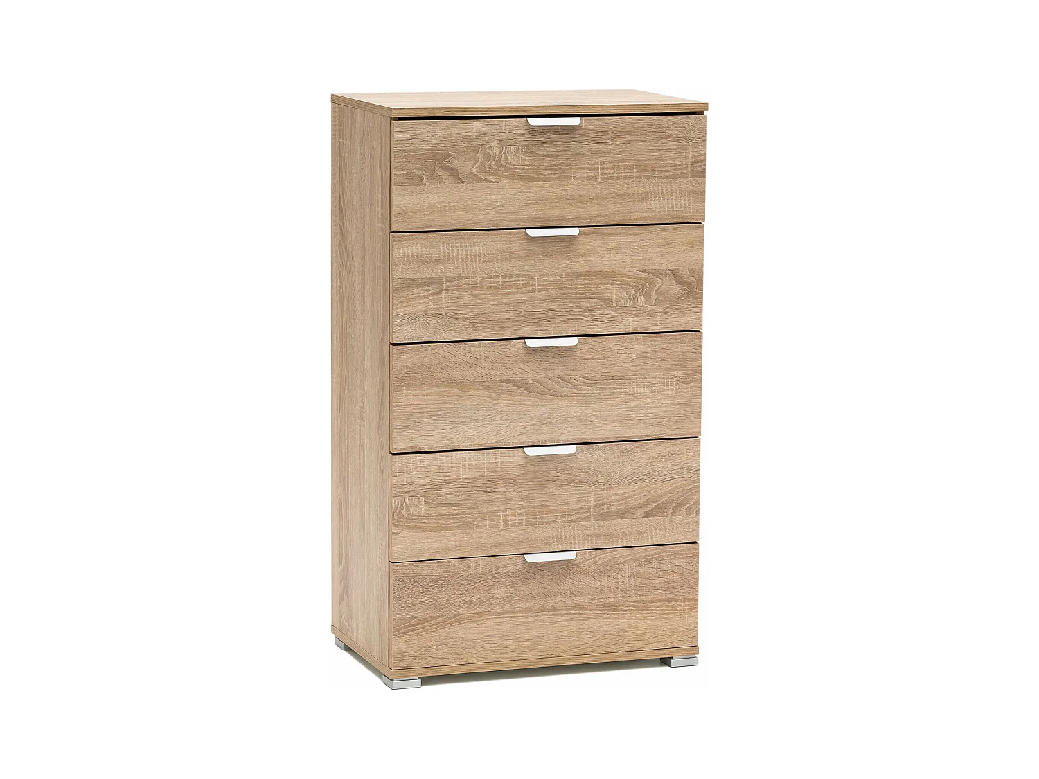 MilaniHome.it - cassettiera per soggiorno cucina bagno fatto in Italia cm 60x38x103 hdi coloreMarrone chiaro