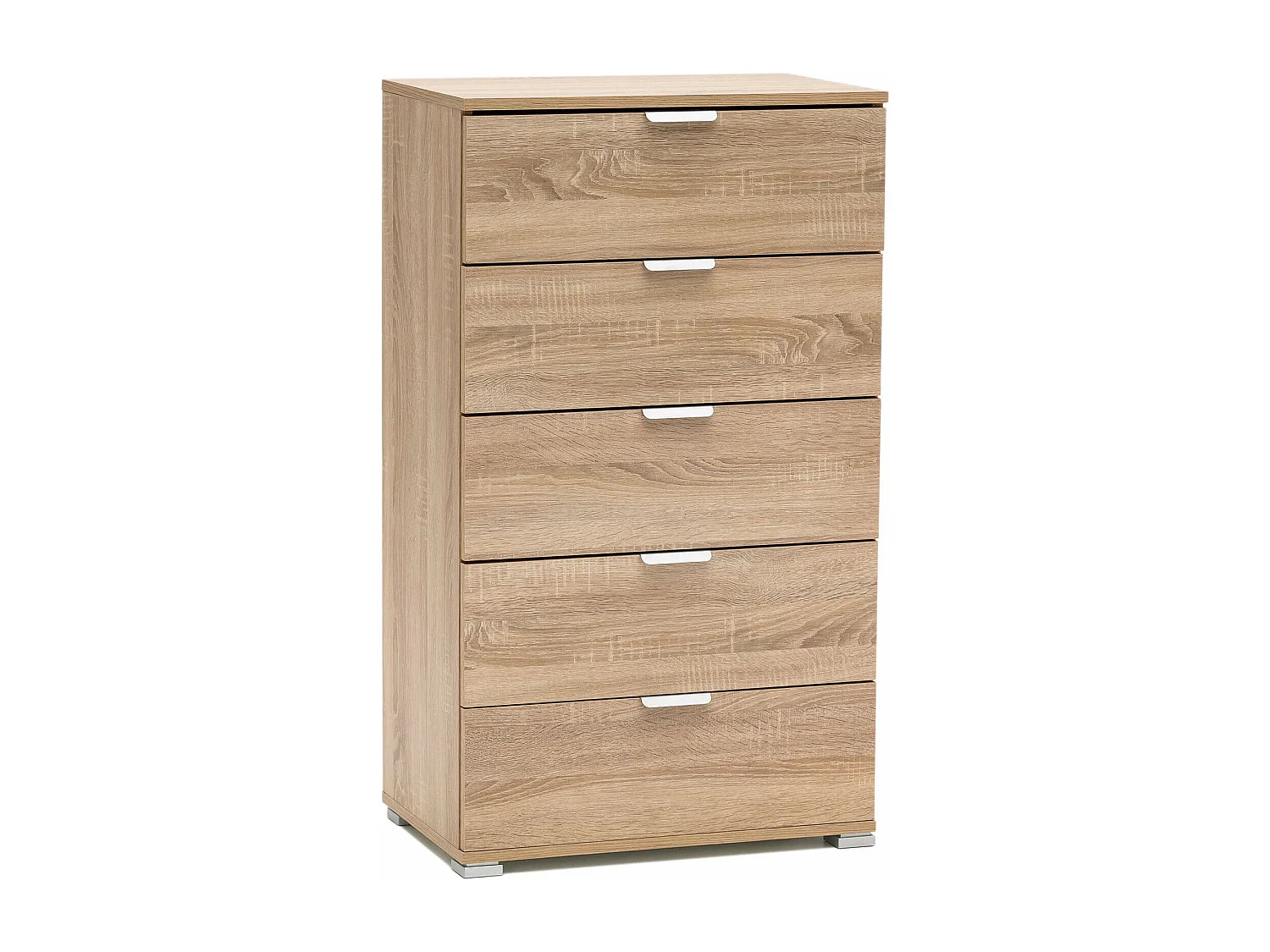 MilaniHome.it - cassettiera per soggiorno cucina bagno fatto in Italia cm 60x38x103 hdi coloreMarrone chiaro