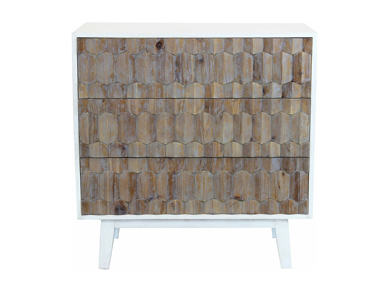 MilaniHome.it - cassettiera in legno di design moderno per salotto cucina sala da pranzo cm 88x45x89 hdi coloreBianco