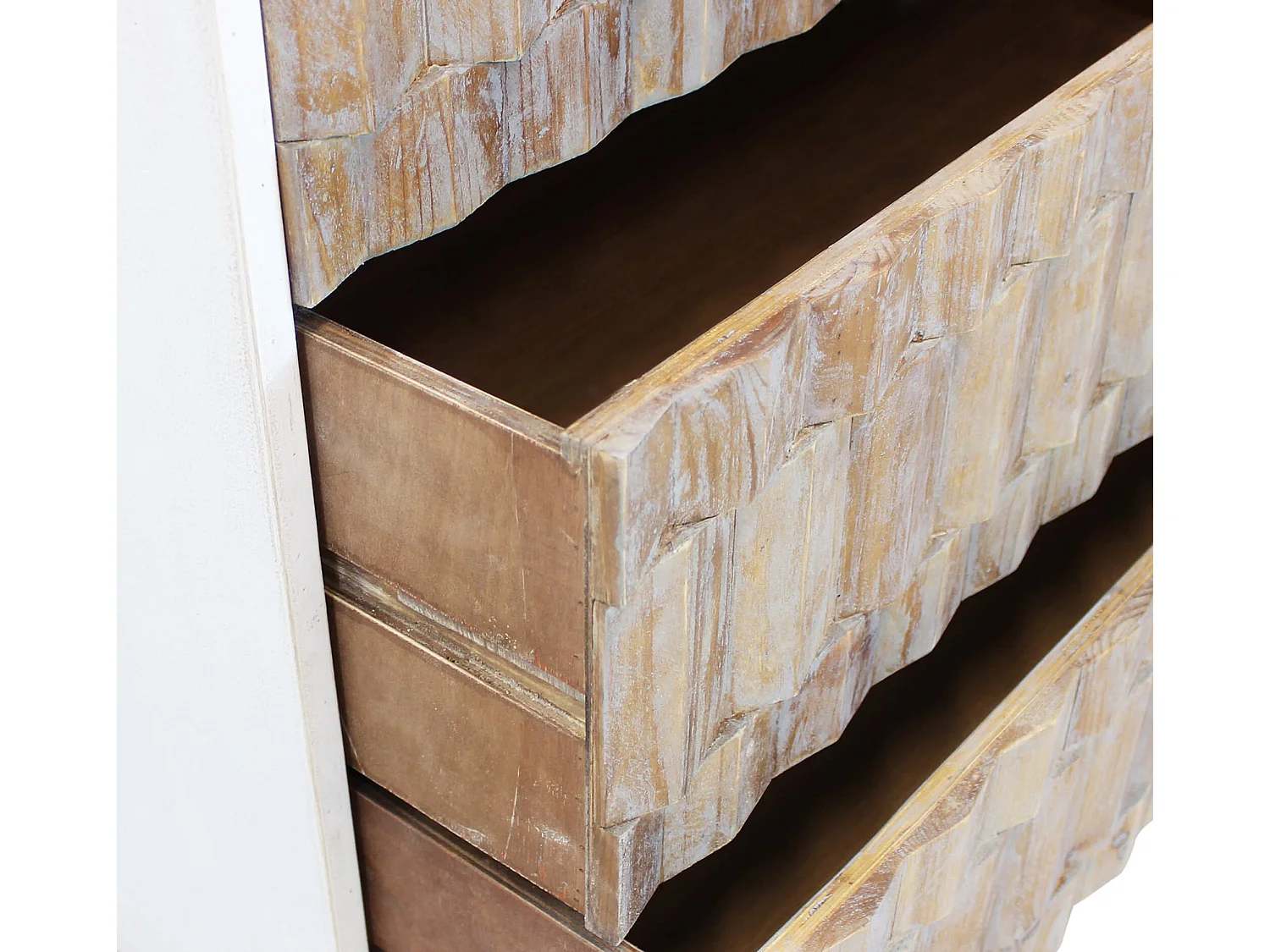 MilaniHome.it - cassettiera in legno di design moderno per salotto cucina sala da pranzo cm 88x45x89 hdi coloreBianco