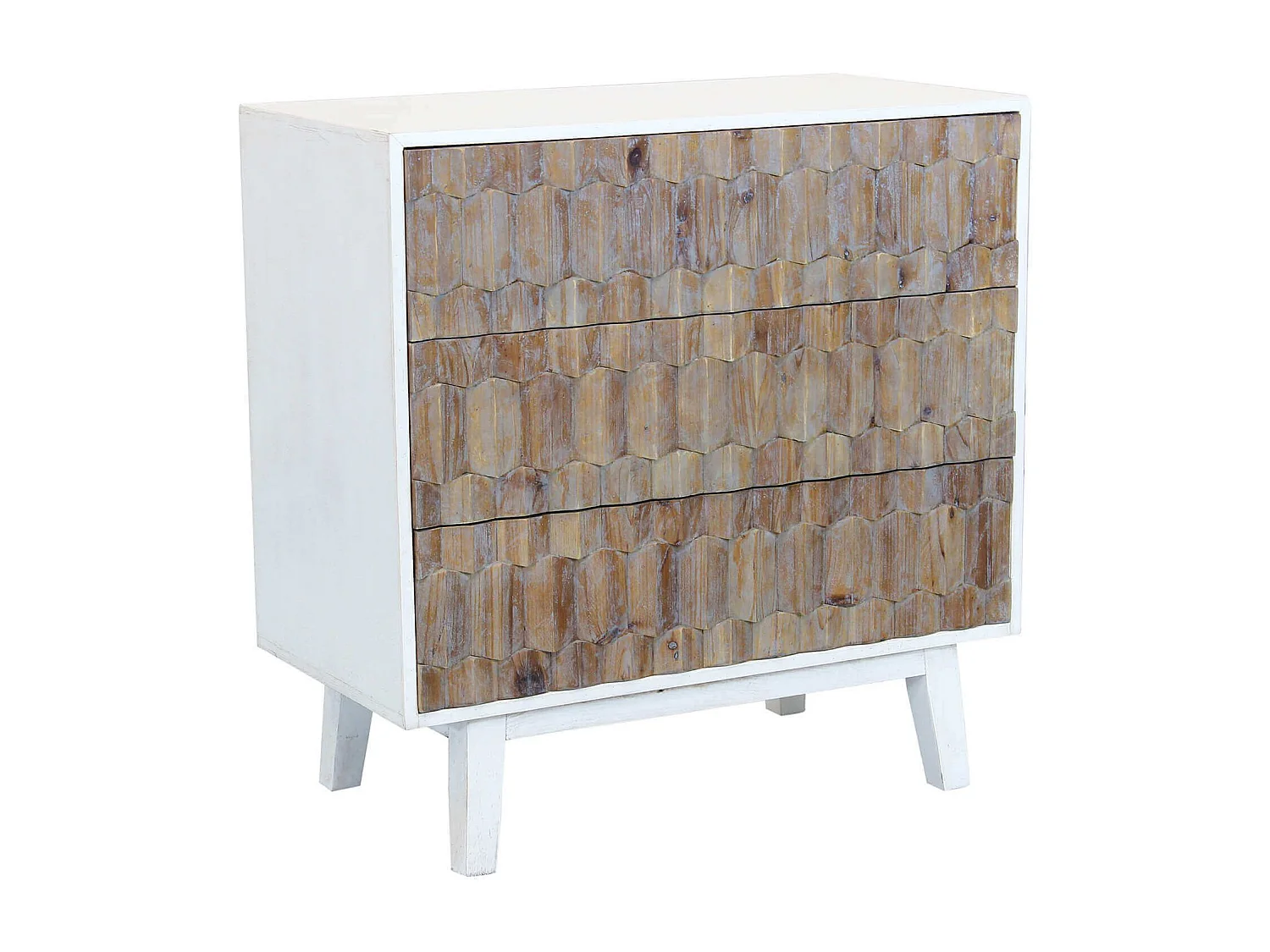 MilaniHome.it - cassettiera in legno di design moderno per salotto cucina sala da pranzo cm 88x45x89 hdi coloreBianco