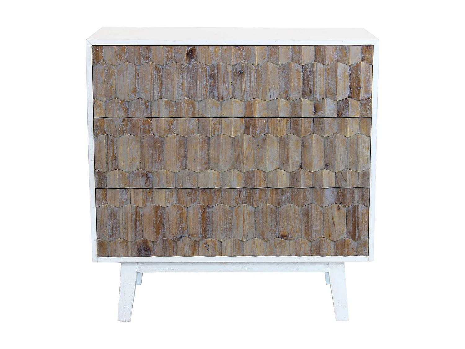 MilaniHome.it - cassettiera in legno di design moderno per salotto cucina sala da pranzo cm 88x45x89 hdi coloreBianco