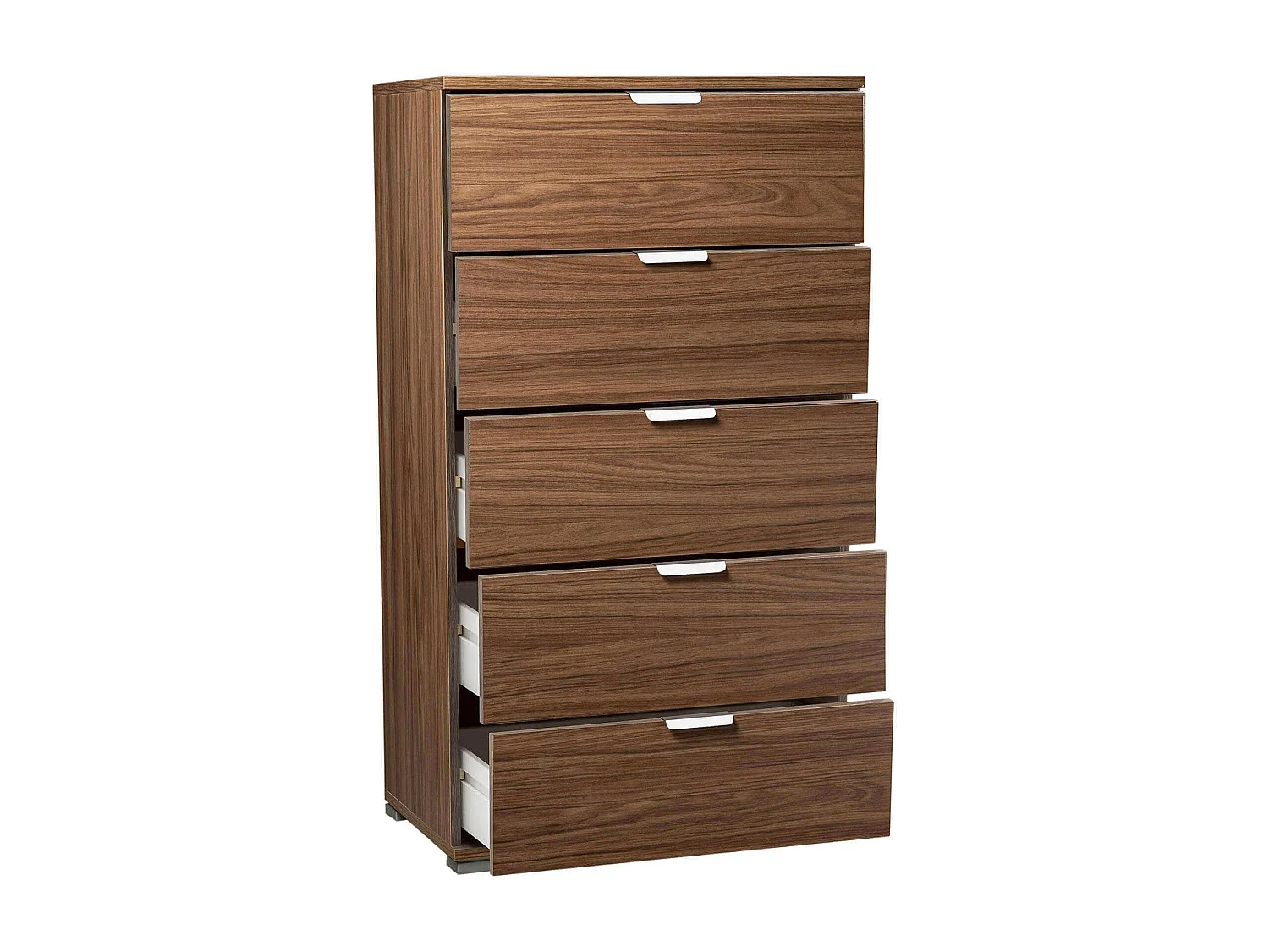 MilaniHome.it - cassettiera per soggiorno cucina bagno fatto in Italia cm 60x38x103 hdi coloreMarrone