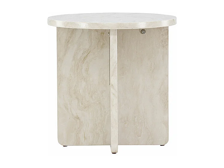 Ålesund hoektafel Ø50 cm beige.