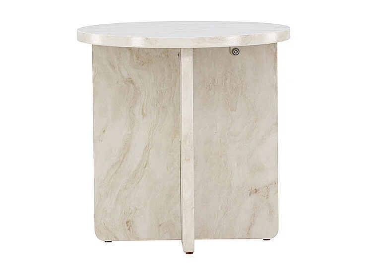 Ålesund hoektafel Ø50 cm beige.
