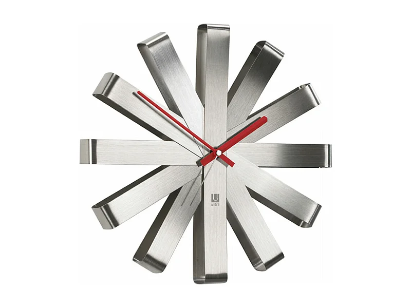 Reloj de pared decorativo Acero
