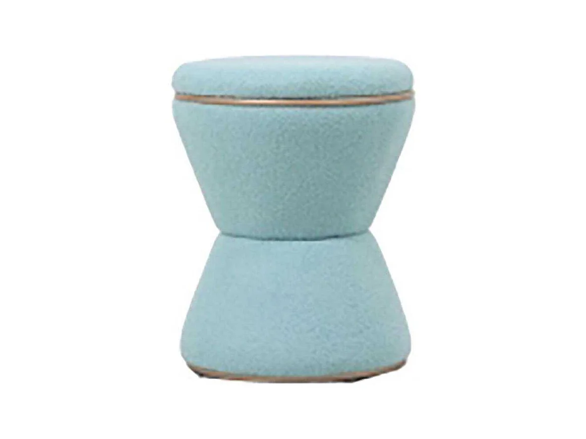 Pouf en tissu teddy Gustar