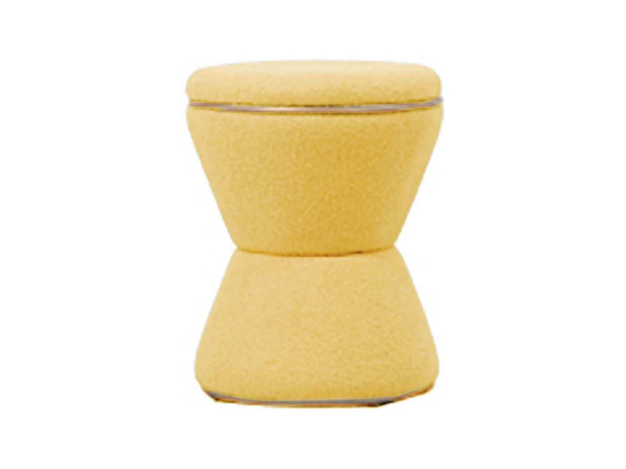 Pouf en tissu teddy Gustar