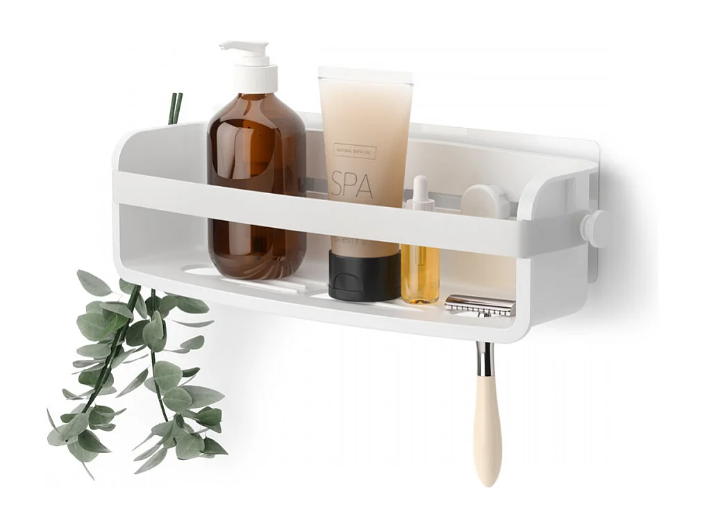 Etagère de douche à ventouse Flex Blanc  Umbra