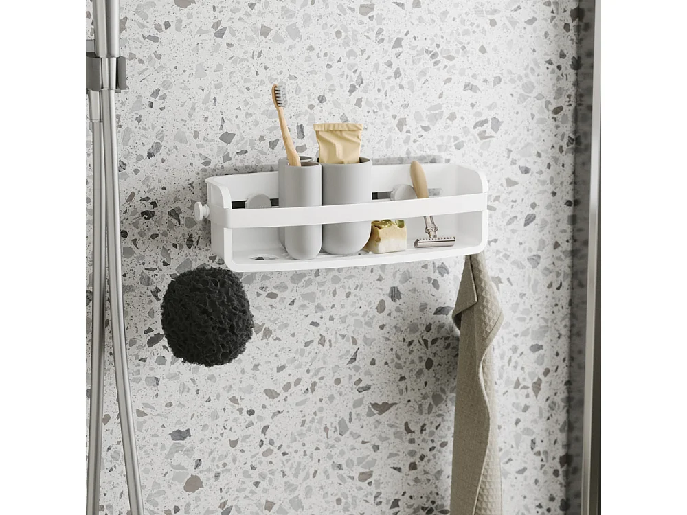 Etagère de douche à ventouse Flex Blanc  Umbra