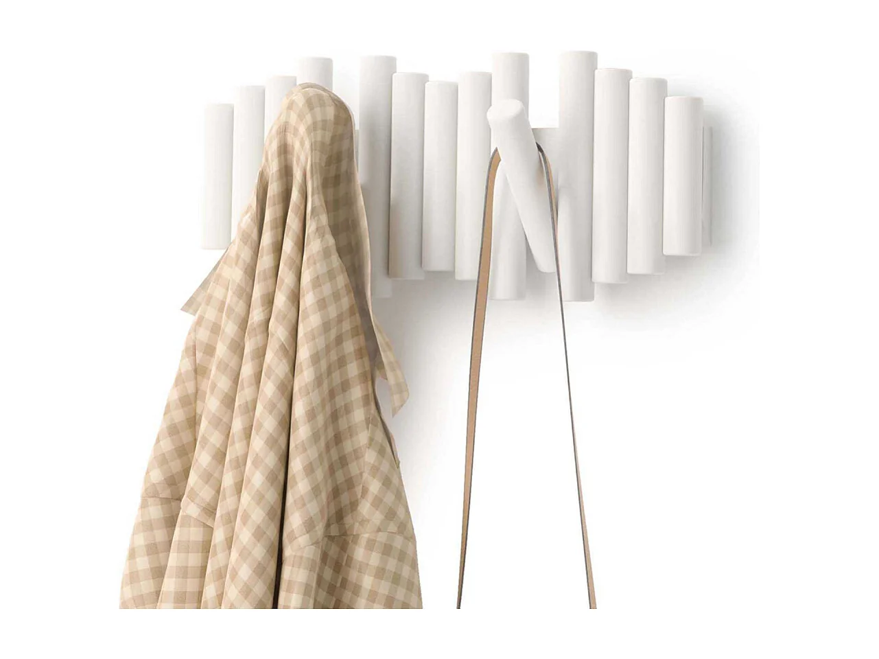 Porte manteaux Picket Blanc  Umbra