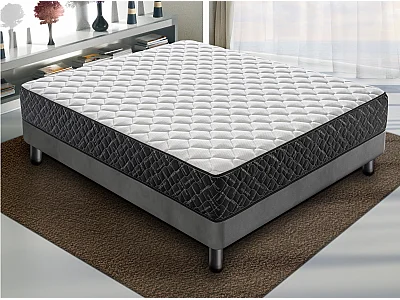 Matelas 140x200 à mémoire de forme - Epaisseur 30 cm - Rigidité H3 9 Zones de Comfort
