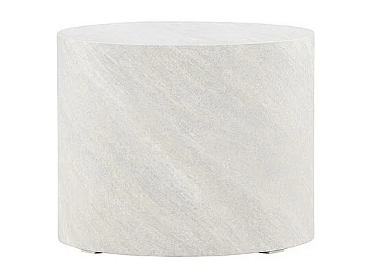 York salontafel Ø50 cm grijs.