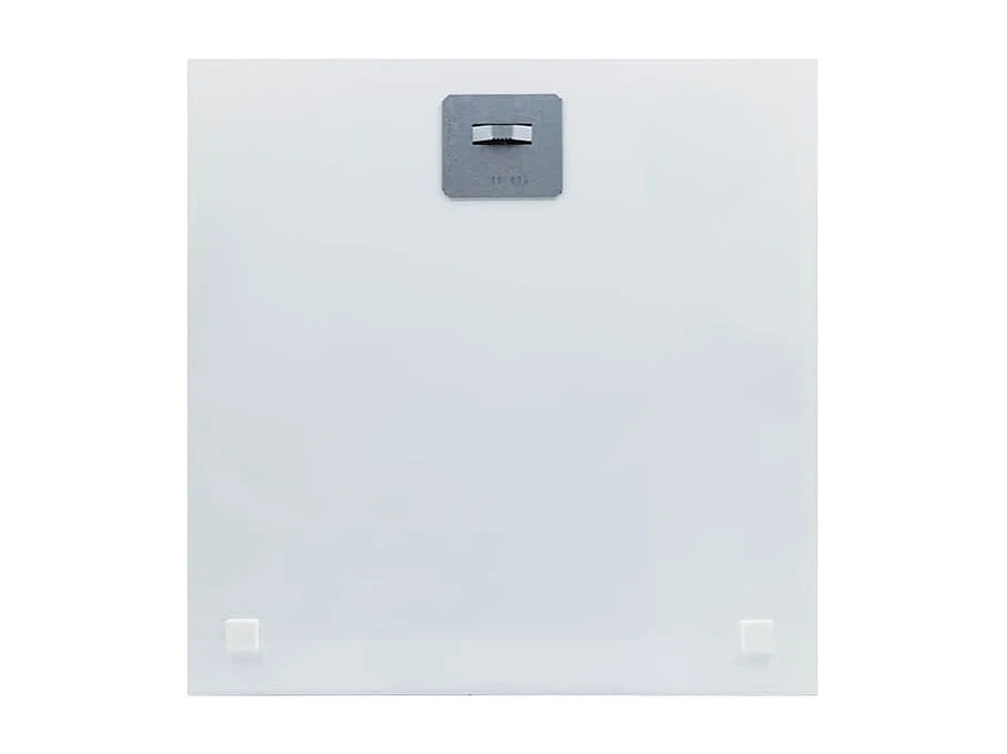 Tableau sur verre paon humain 45x45 cm