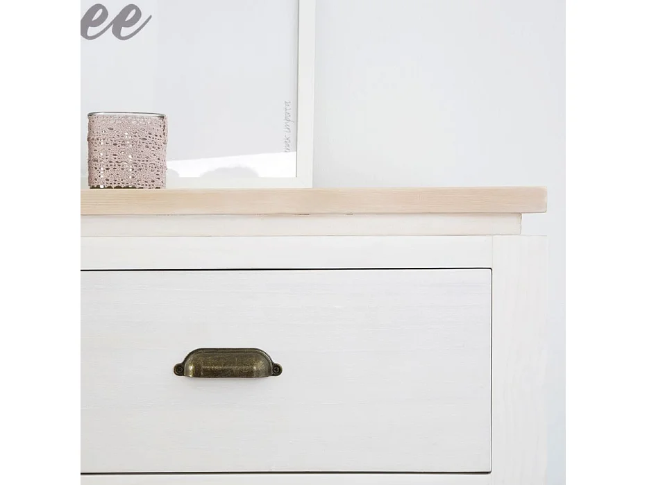 Buffet en bois massif naturel 160x105