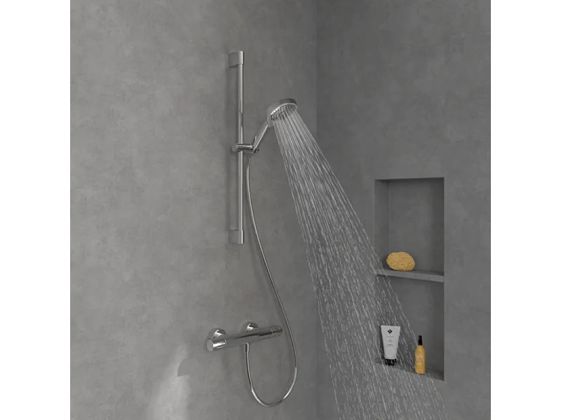 Ensemble de douche 3 jets VILLEROY ET BOCH Verve Showers Chrome