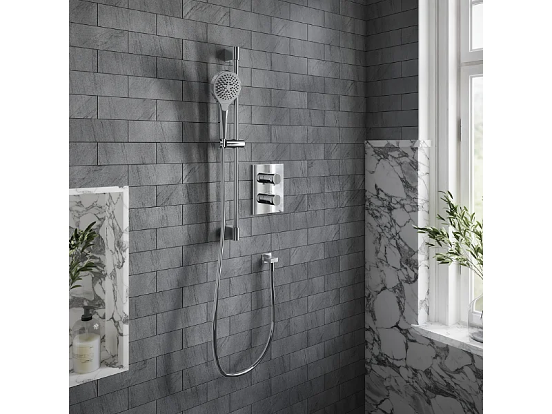 Ensemble de douche 3 jets VILLEROY ET BOCH Verve Showers Chrome
