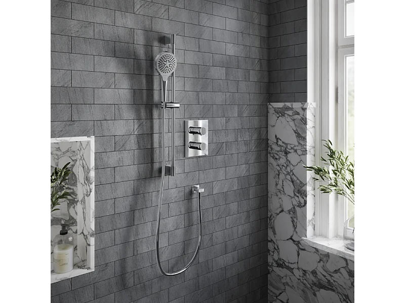 Ensemble de douche 3 jets VILLEROY ET BOCH Verve Showers Chrome