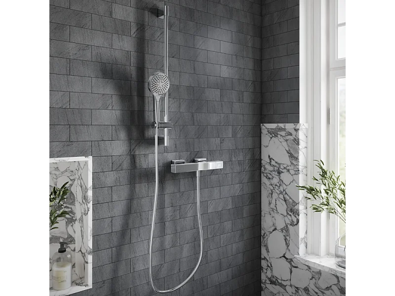 Ensemble de douche 3 jets VILLEROY ET BOCH Verve Showers Chrome