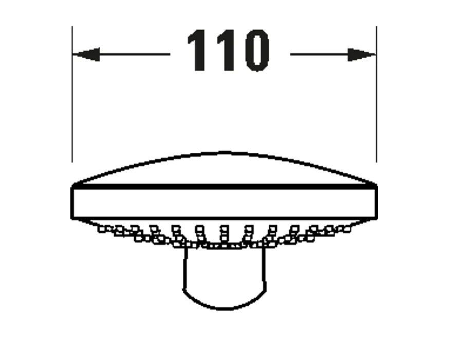 Pommeau de douche 3 jets DURAVIT Universal avec curseur noir mat + flexible de douche