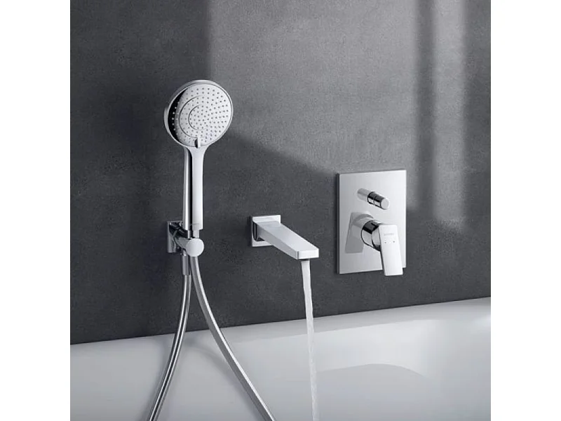 Pommeau de douche 3 jets DURAVIT Universal avec curseur Chromé