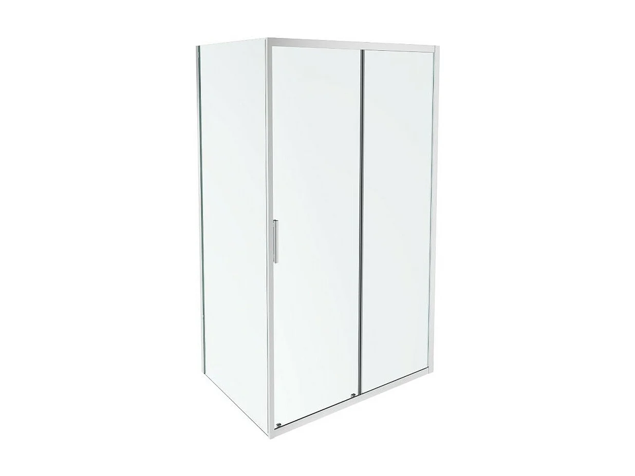 Paroi de douche JACOB DELAFON L'ingénieuse porte coulissante, installation angle 160 x 90