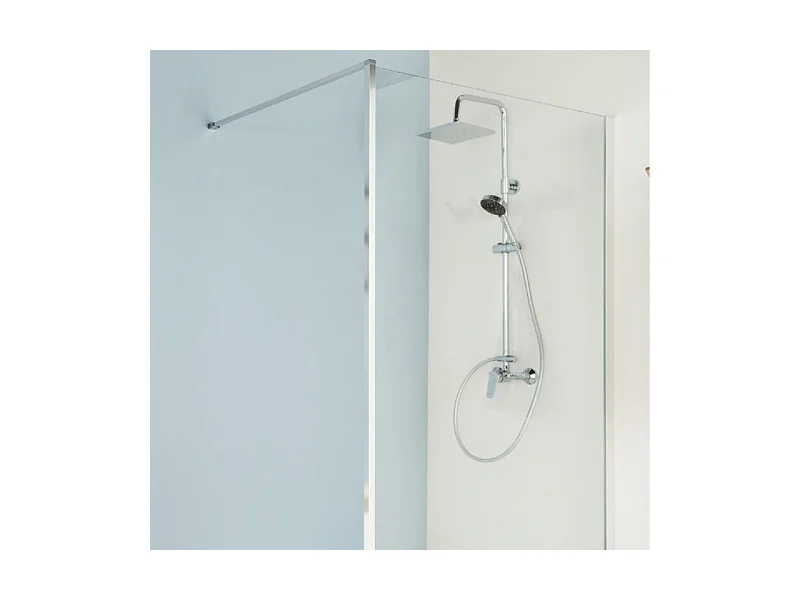 Paroi de douche à l'italienne Serenity 120 cm, Chrome Jacob Delafon