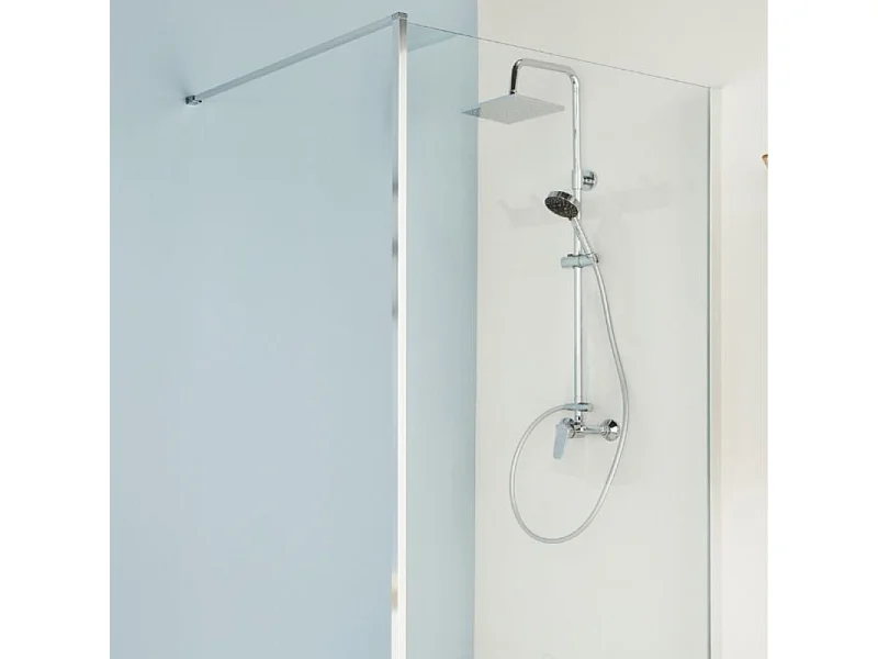 Paroi de douche à l'italienne Serenity 120 cm, Chrome Jacob Delafon