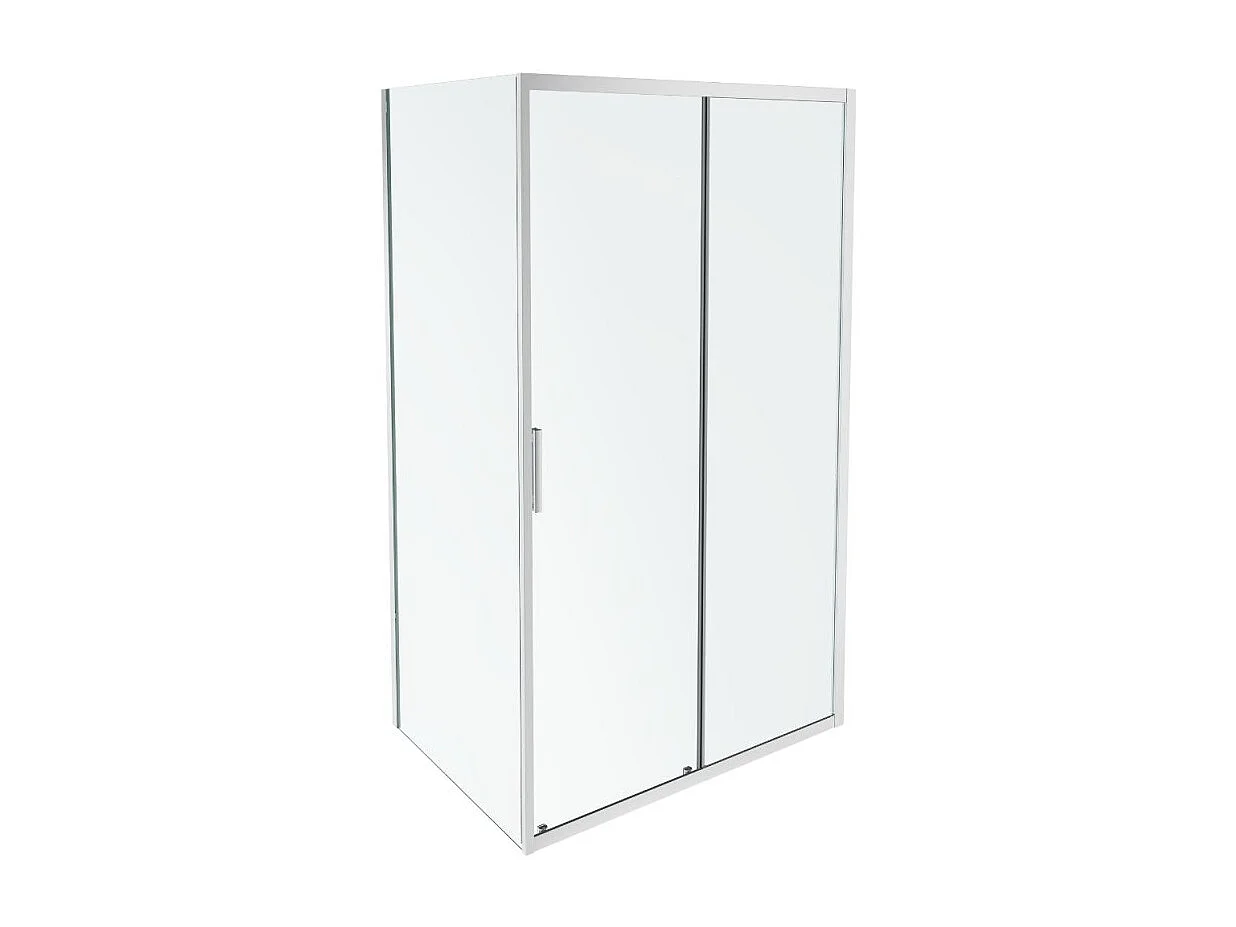Paroi de douche porte coulissante en angle 120 x 90 cm JACOB DELAFON L'Ingénieuse