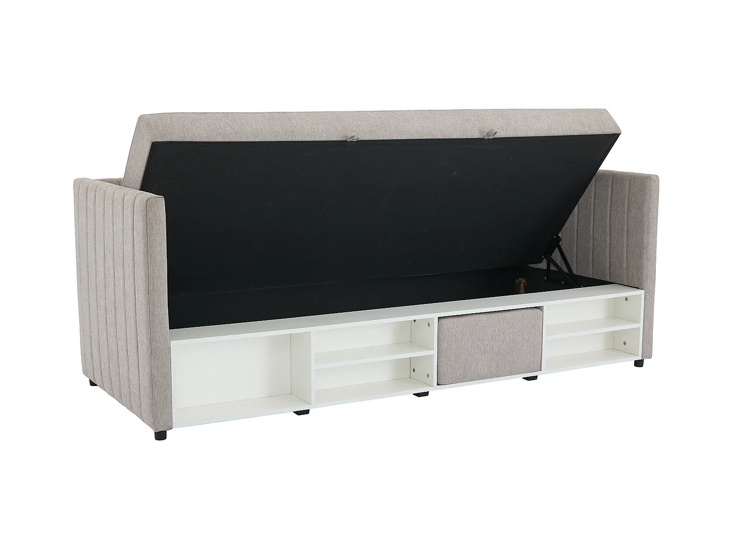 Canapé abatible banco 80 x 200 cm - Tela - Topo - LAOZIA