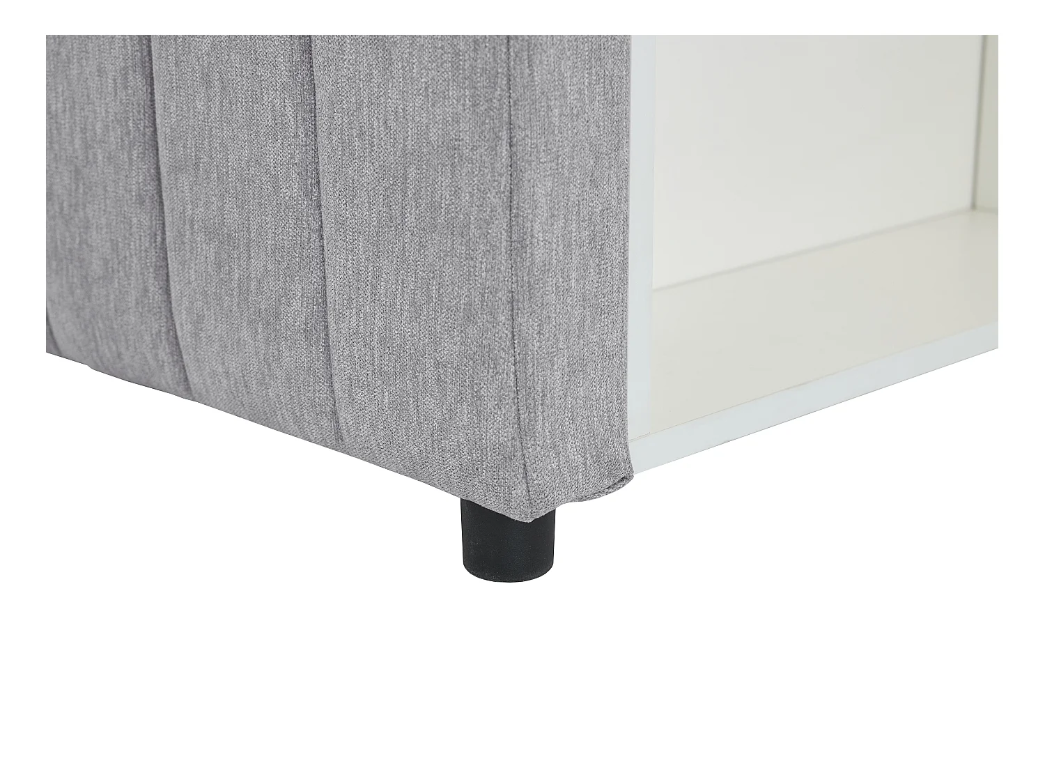 Canapé abatible banco 80 x 200 cm - Tela - Gris - LAOZIA