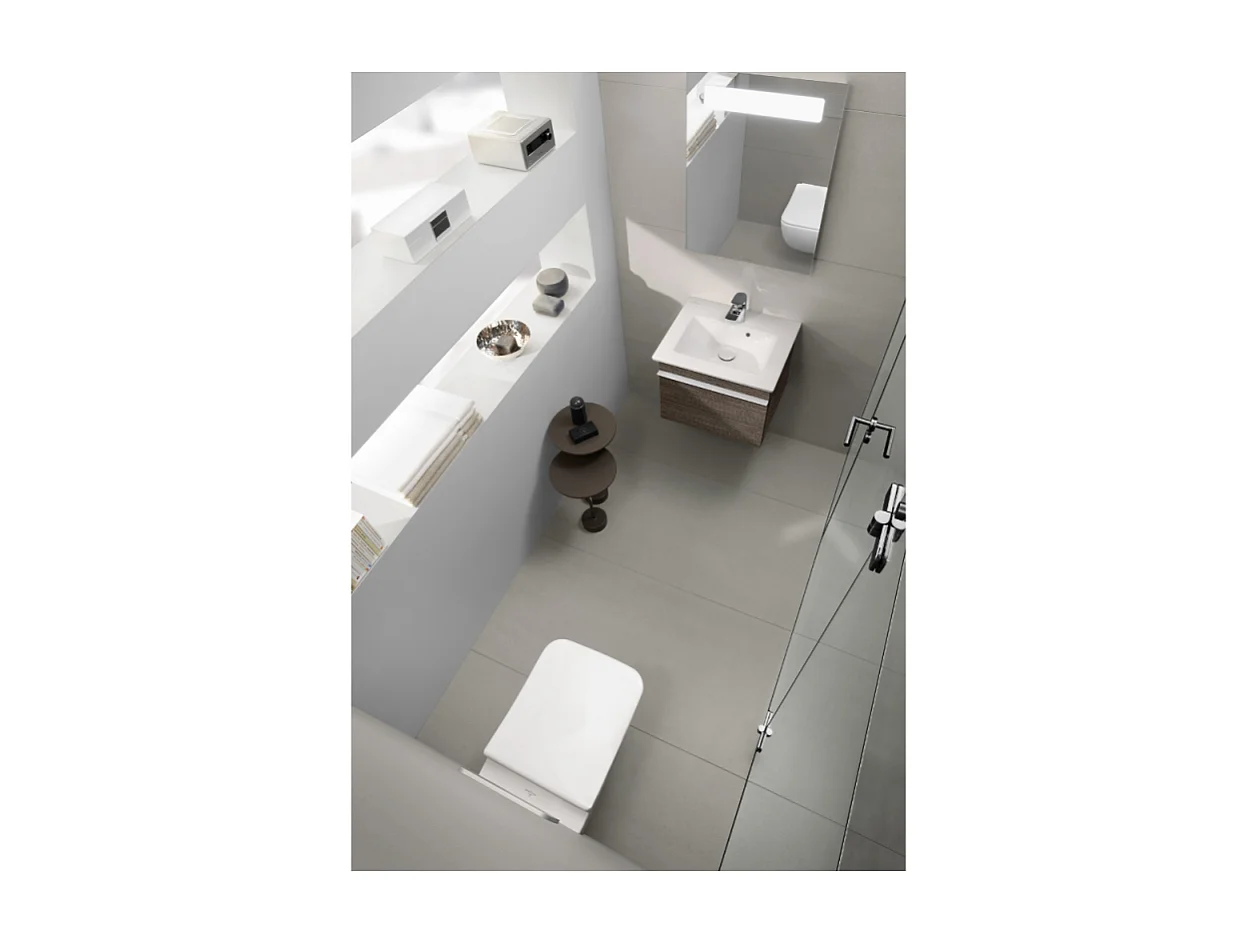 Lave main rectangulaire VILLEROY ET BOCH Venticello 50 x 42 cm avec trop-plein