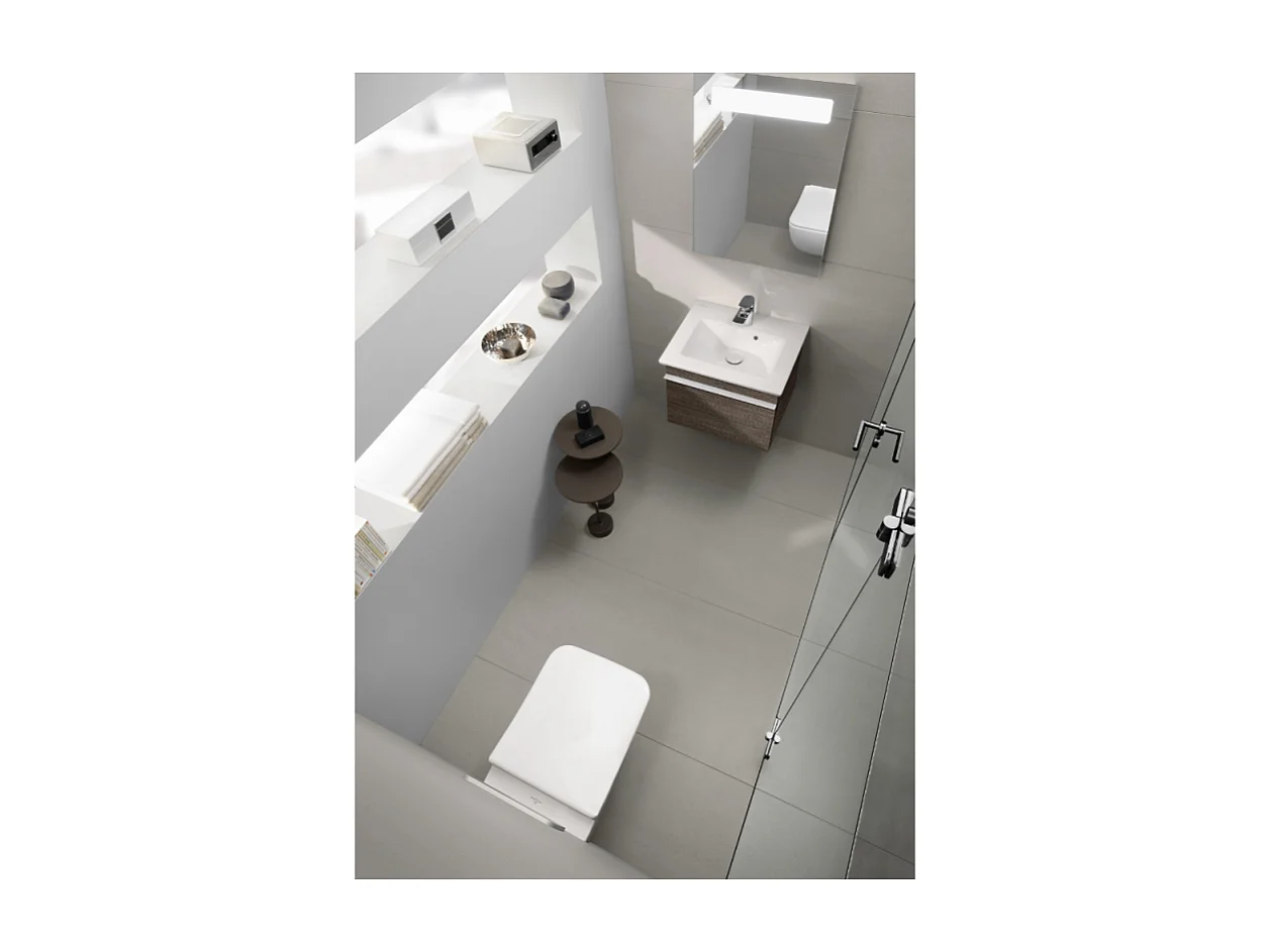 Lave main rectangulaire VILLEROY ET BOCH Venticello 50 x 42 cm avec trop-plein