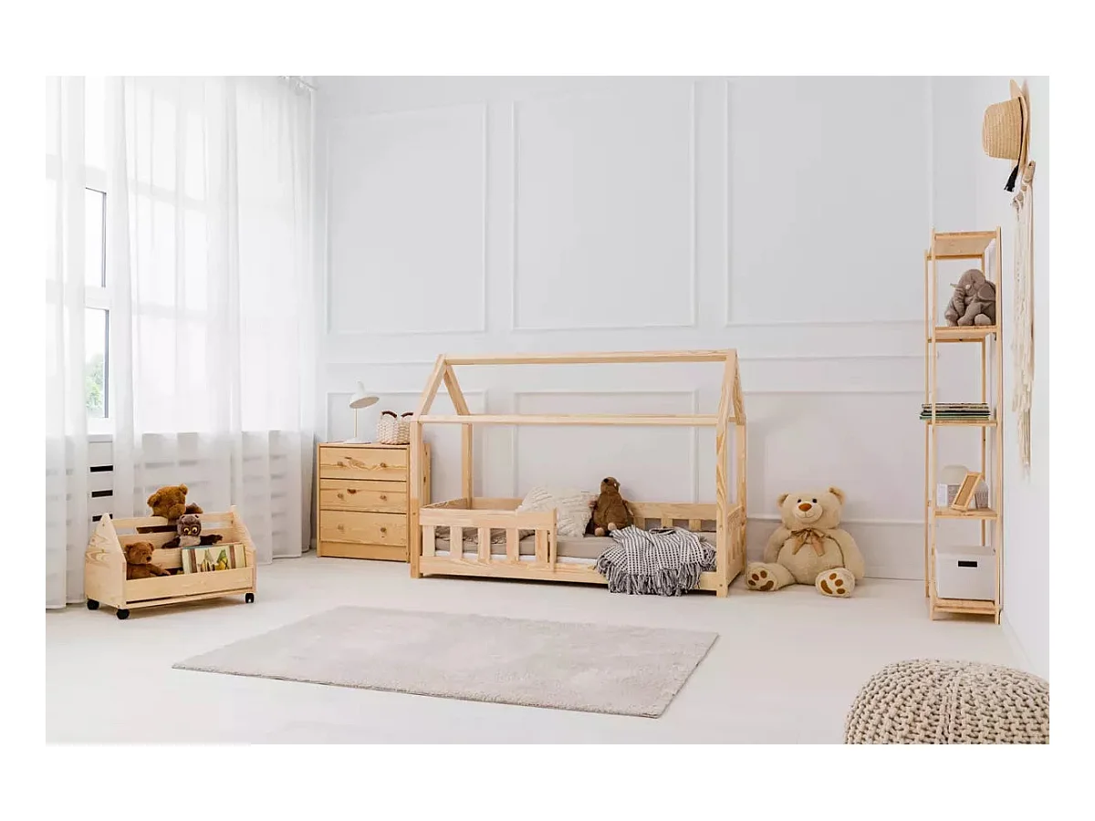 Lit enfant cabane MBP Mila 80x160cm