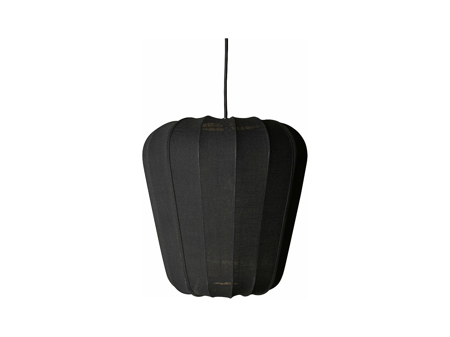 Now's Home - Suspension En Fil De Coton Et Metal Noir D34xht33cm Alba