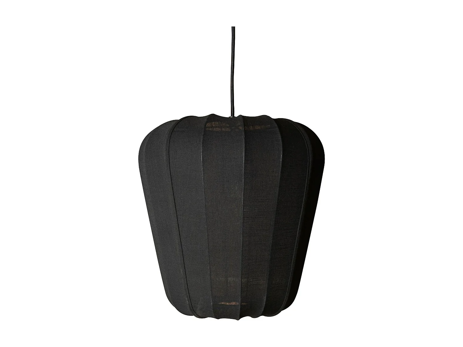 Now's Home - Suspension En Fil De Coton Et Metal Noir D34xht33cm Alba