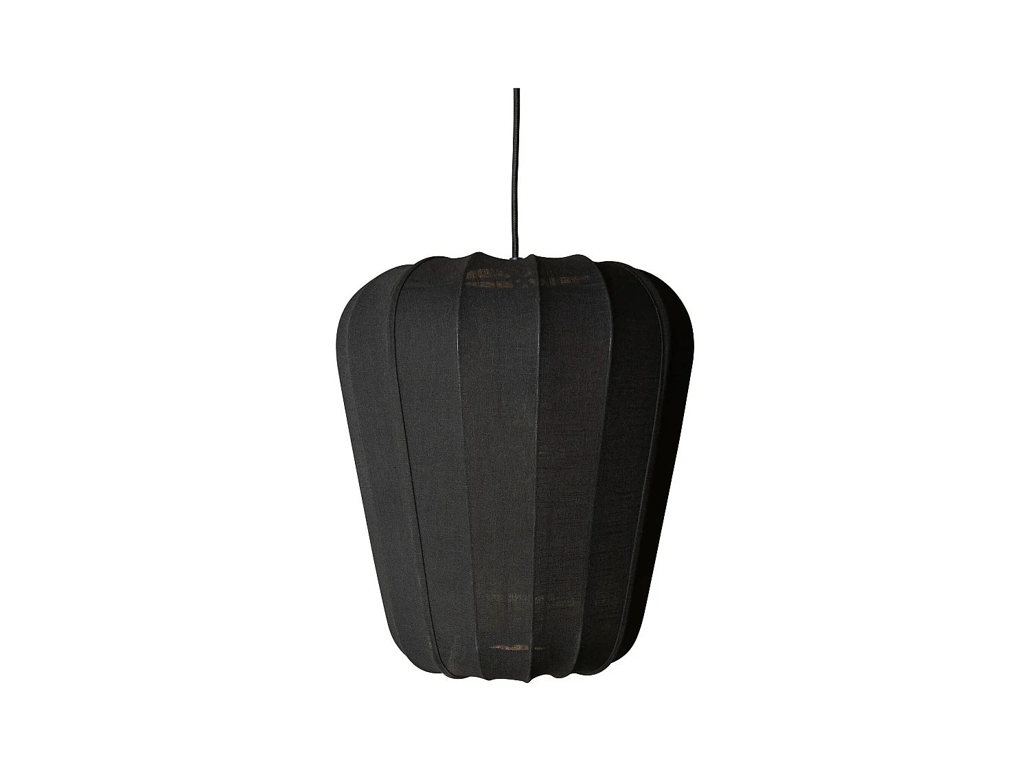 Now's Home - Suspension En Fil De Coton Et Metal Noir D35xh39cm Alba