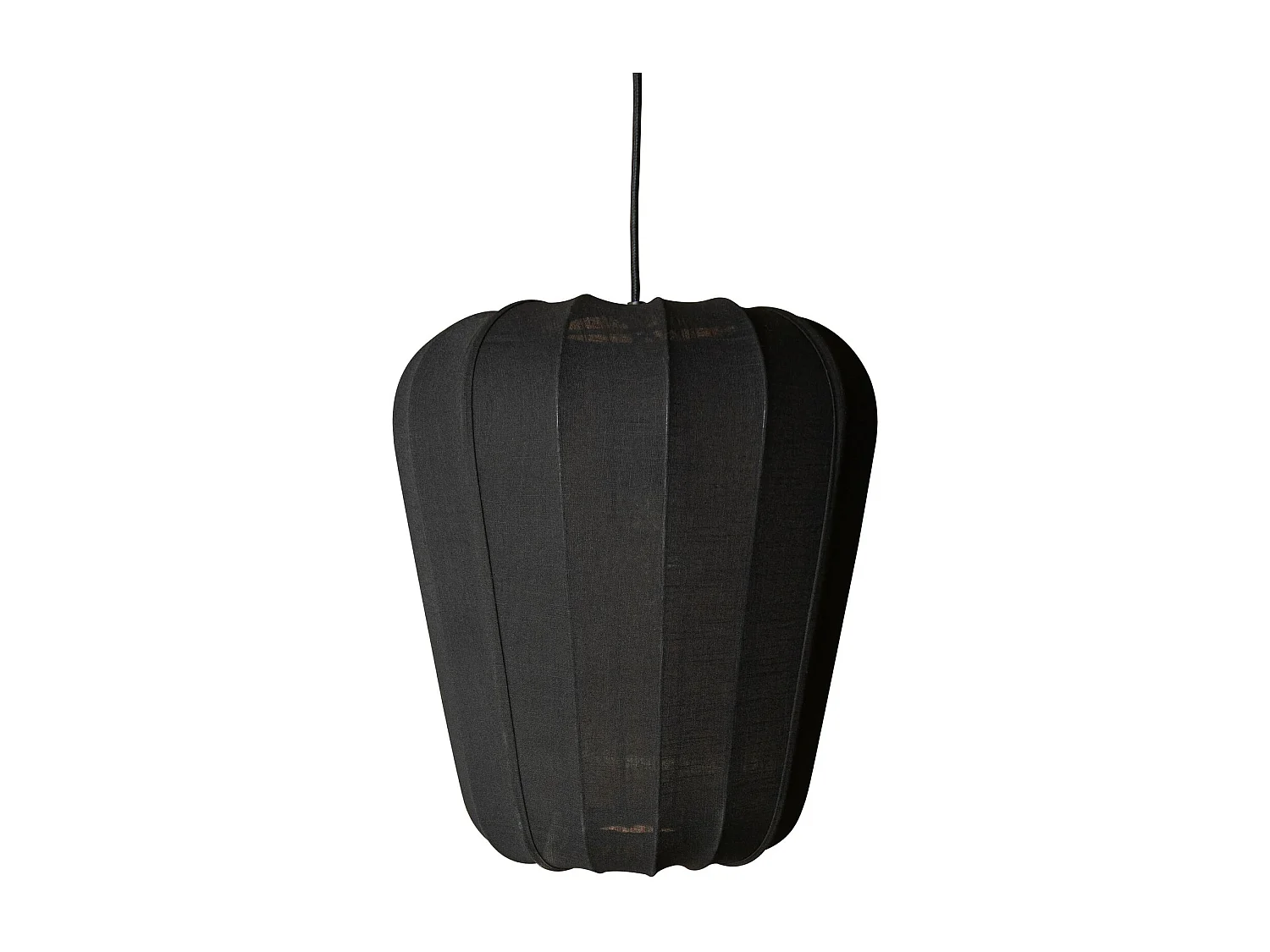 Now's Home - Suspension En Fil De Coton Et Métal Noir D35xh39cm Alba