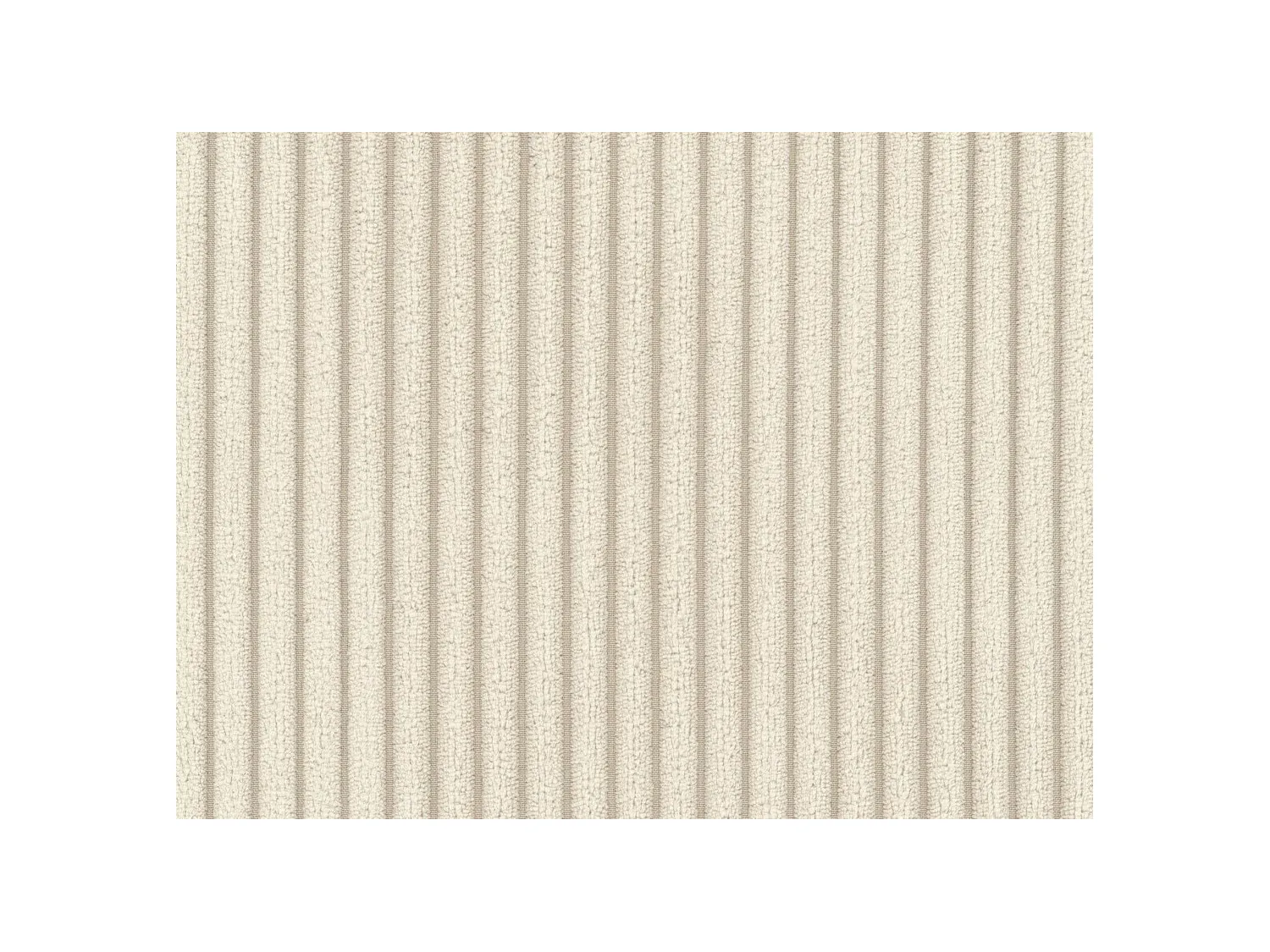 Sofá rinconera grande de pana beige POGNI de Maison Céphy