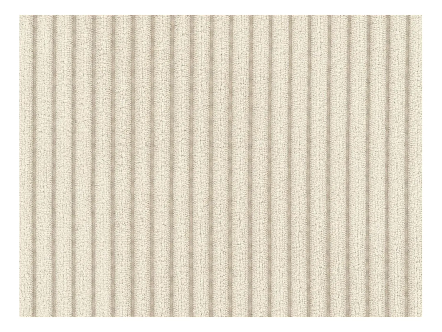 Canapé 3 places en velours côtelé beige POGNI de Maison Céphy