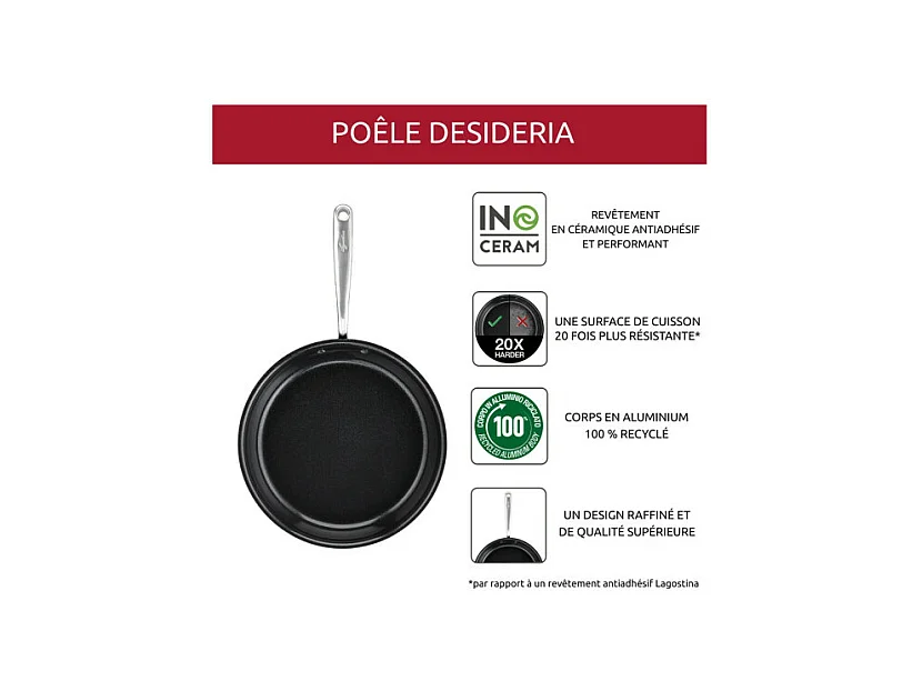 Poêle Désideria céramique 20 cm