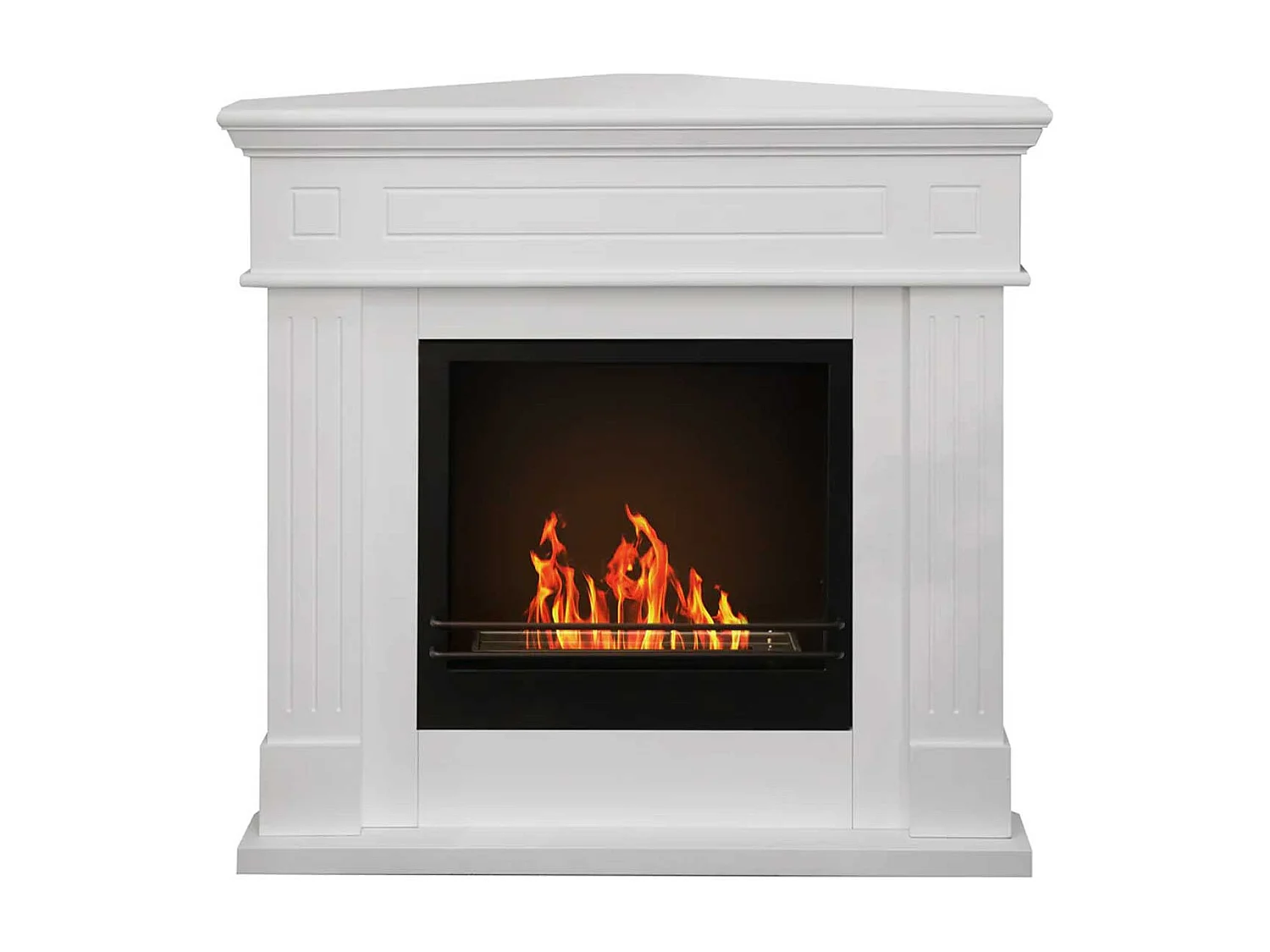 Ford - Camino a bioetanolo angolare da terra 110x63xH102 cm, colore bianco