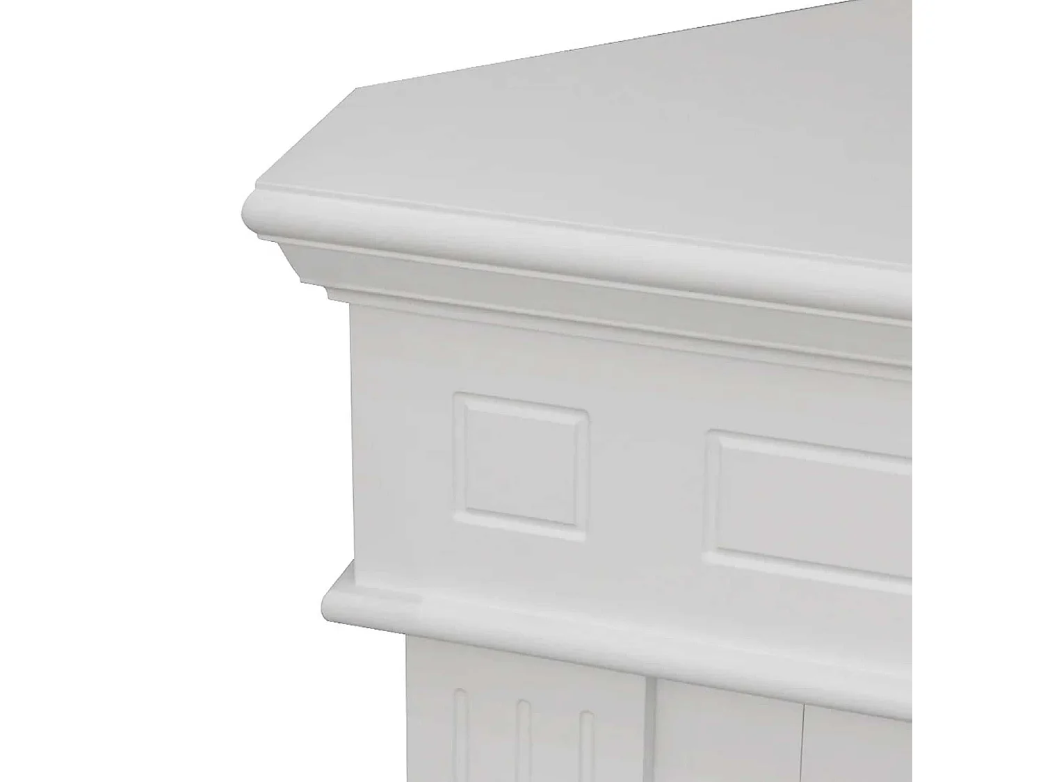 Ford - Camino a bioetanolo angolare da terra 110x63xH102 cm, colore bianco