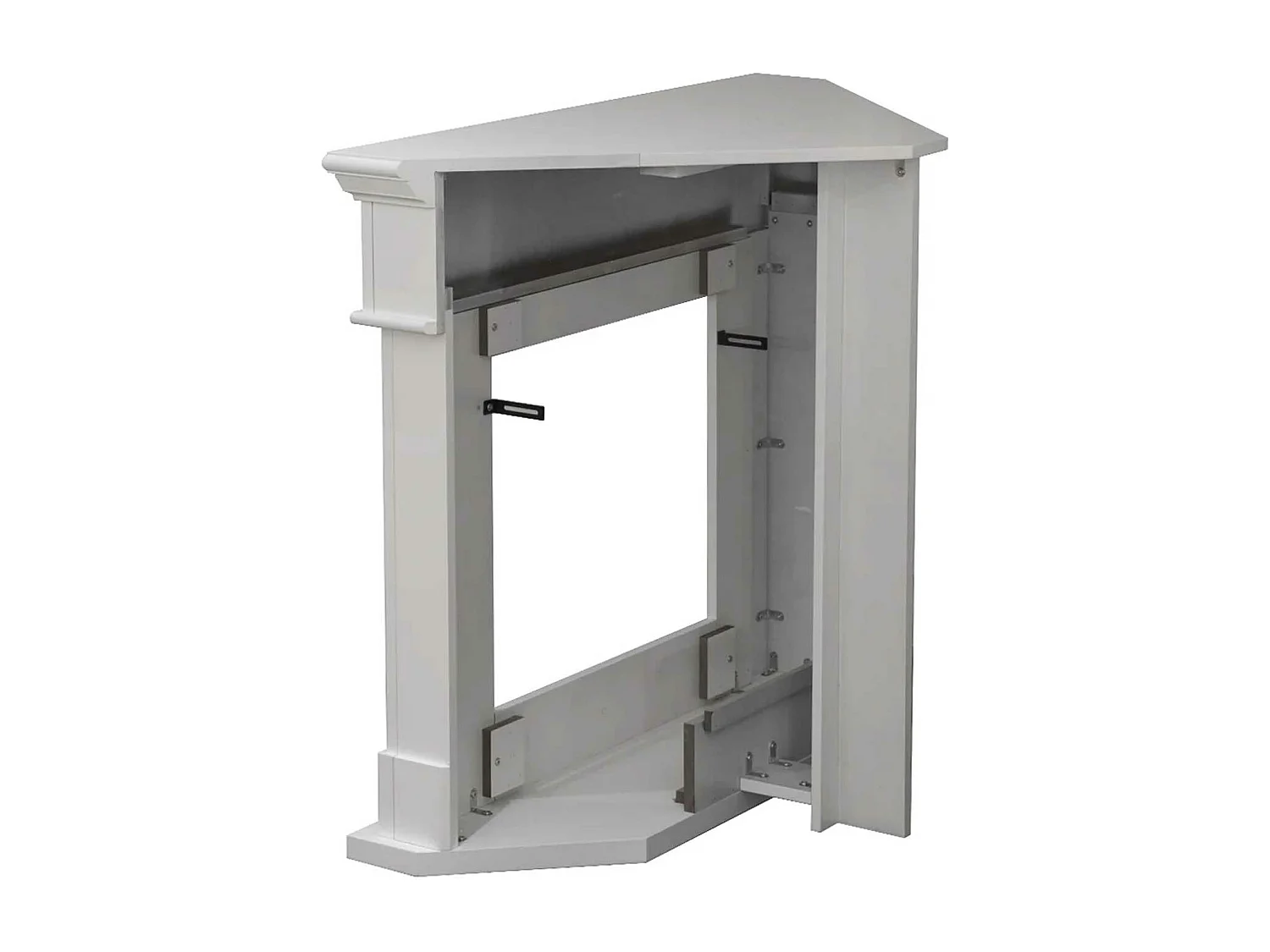 Ford - Camino a bioetanolo angolare da terra 110x63xH102 cm, colore bianco