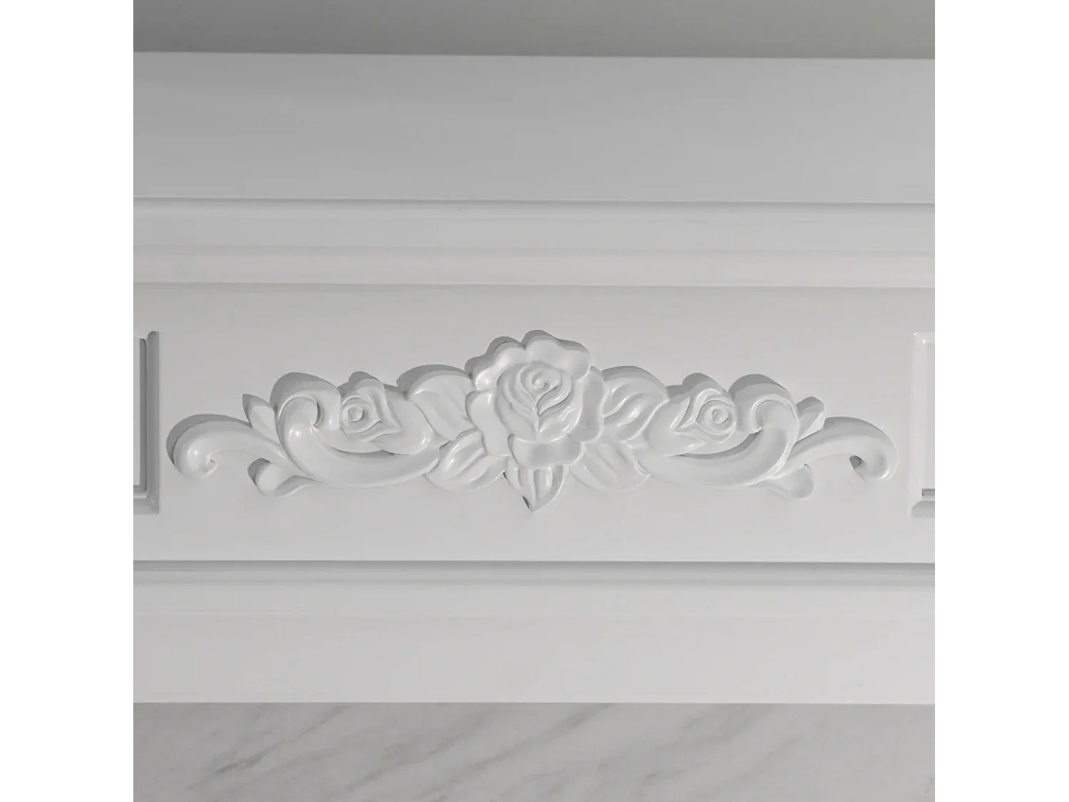 Truman - Camino a bioetanolo da terra effetto marmo 121x38xH108 cm