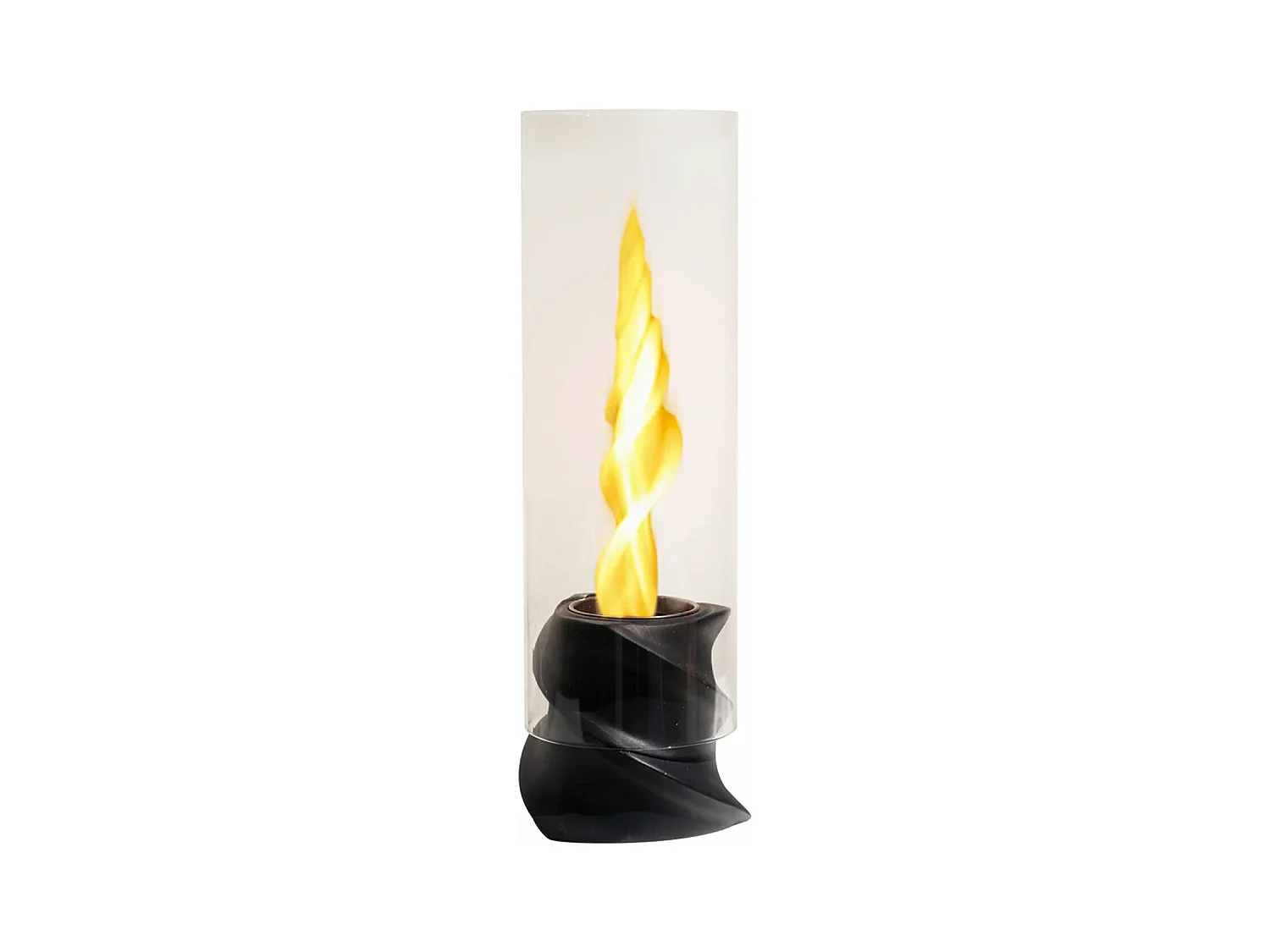Nizza - Cheminée au bioéthanol de table pour l'intérieur et l'extérieur ø14,5 x H46,5 cm