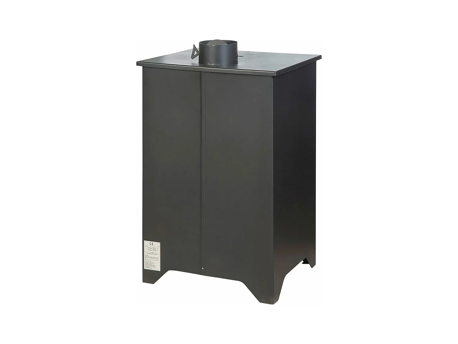 Silvia - Stufa a legna con forno 50,5x58,5xH90,5 cm