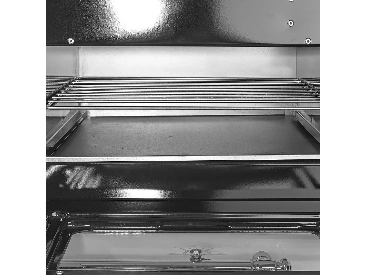 Beatrice - Stufa a legna con cucina e forno 87x51xH79 cm, colore nero