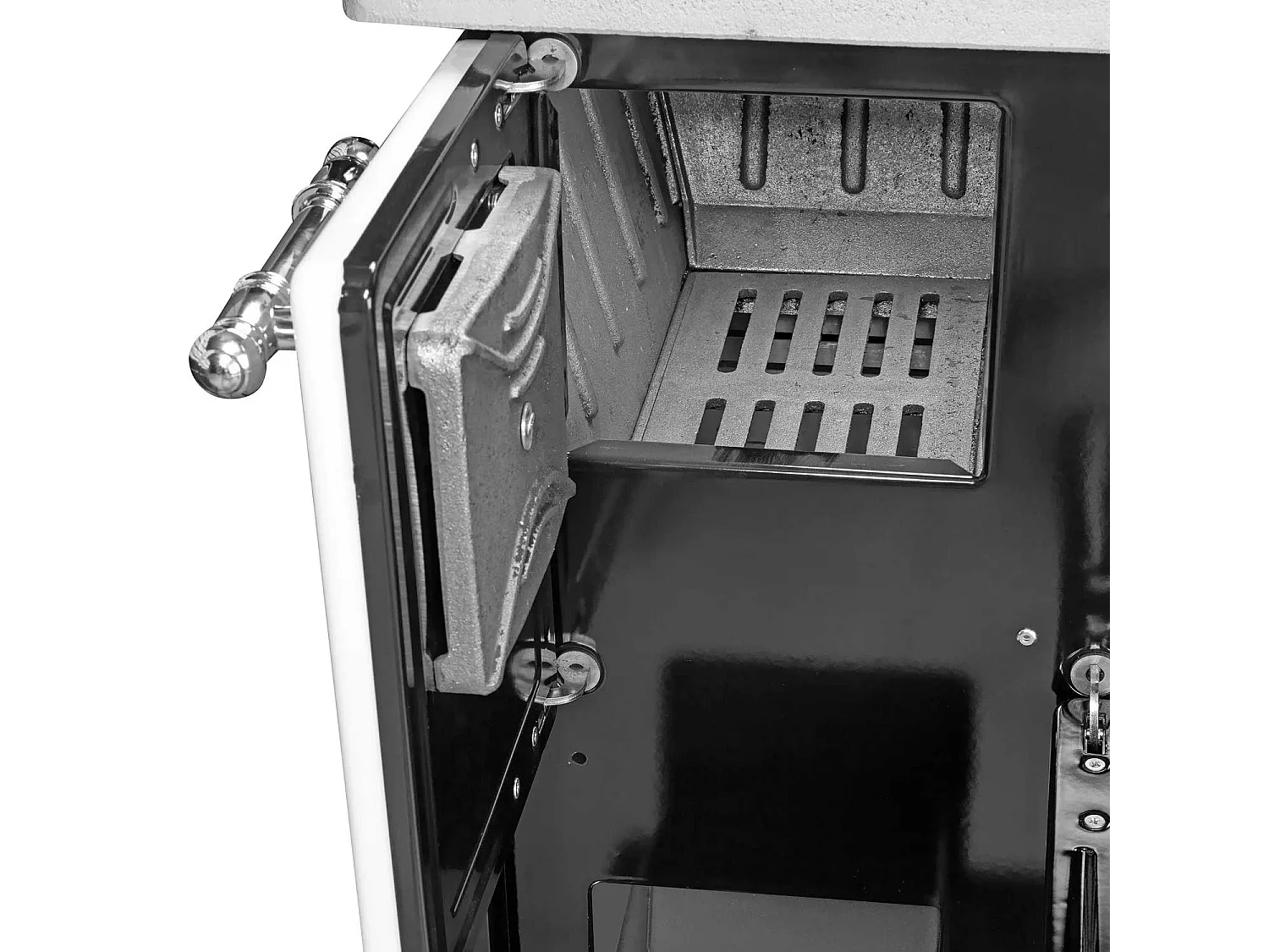 Beatrice - Poêle à bois, cuisinière 87x51xH79 cm, couleur noir