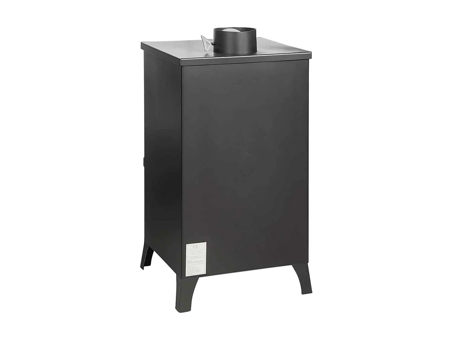 Olga - Poêle à bois 15 Kw 45,5x48,5xH91 cm, noir